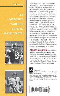 The 50 Greatest Players in Pittsburgh Steelers History achterzijde