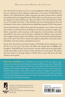 How Nashville Became Music City, U.S.A. achterzijde