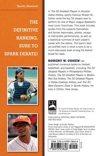 The 50 Greatest Players in Houston Astros History achterzijde