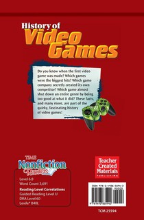 History of Video Games achterzijde