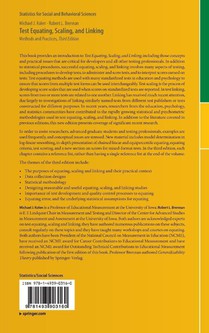 Test Equating, Scaling, and Linking achterzijde