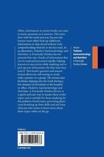 Pediatric Gastroenterology and Nutrition achterzijde