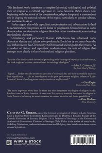 Popular Religion and Modernization in Latin America achterzijde