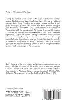 The Reformed Pastor achterzijde