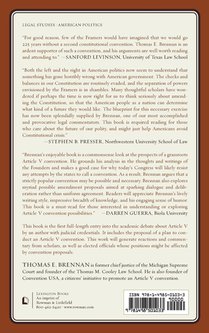 The Article V Amendatory Constitutional Convention achterzijde