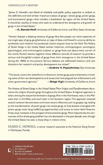 The History of Street Gangs in the United States achterzijde