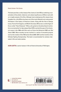 The Cinema of John Milius achterzijde