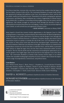 The Conservative Revolution of Antonin Scalia achterzijde