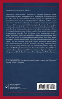 The Supreme Court, the Constitution, and William Rehnquist achterzijde