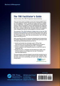 The TWI Facilitator's Guide achterzijde