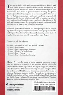 Five Means of Grace: Leader Guide achterzijde