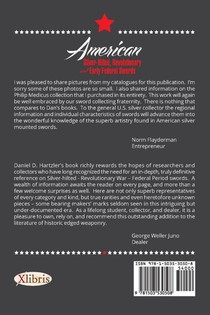 American Silver-Hilted, Revolutionary and Early Federal Swords Volume I achterzijde