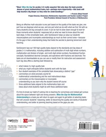 Mine the Gap for Mathematical Understanding, Grades 3-5 achterzijde