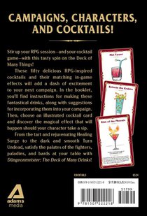 Dungeonmeister: The Deck of Many Drinks achterkant