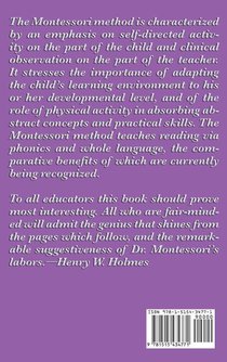 The Montessori Method achterzijde