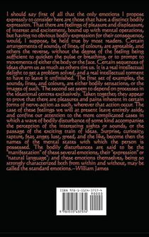 What Is an Emotion? achterzijde