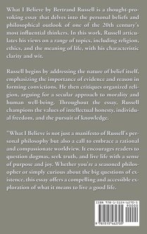 What I Believe achterzijde