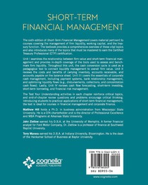 Hill, M: Short-Term Financial Management achterzijde