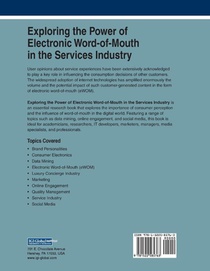 Exploring the Power of Electronic Word-of-Mouth in the Services Industry achterzijde
