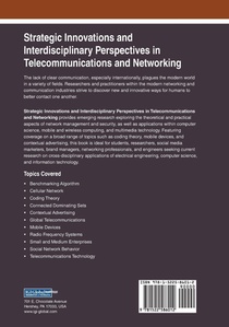 Strategic Innovations and Interdisciplinary Perspectives in Telecommunications and Networking achterzijde