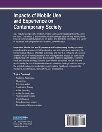 Impacts of Mobile Use and Experience on Contemporary Society achterzijde