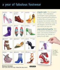 Shoes Page-A-Day® Gallery Calendar 2026 achterkant