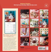 The Collectible Teapot Wall Calendar 2027 achterkant