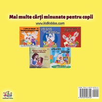 I Love to Eat Fruits and Vegetables (Romanian Edition) achterzijde