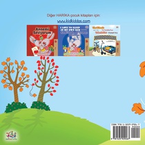 I Love Autumn (Turkish Children's Book) achterzijde