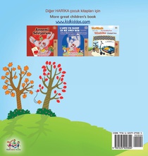 I Love Autumn (Turkish English Bilingual Book for Kids) achterzijde