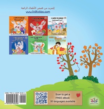 I Love Autumn (Arabic Book for Kids) achterzijde