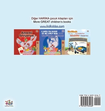 I Love to Help (Turkish English Bilingual Children's Book) achterzijde