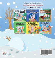 I Love Winter (English Swedish Bilingual Children's Book) achterzijde