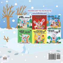 I Love Winter (Vietnamese Children's Book) achterzijde