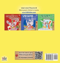 I Love to Eat Fruits and Vegetables (Bengali English Bilingual Children's Book) achterzijde