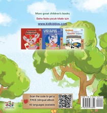 The Traveling Caterpillar (English Turkish Bilingual Book for Kids) achterzijde