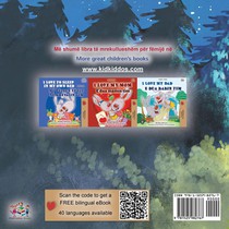 Under the Stars (Albanian English Bilingual Kids Book) achterzijde