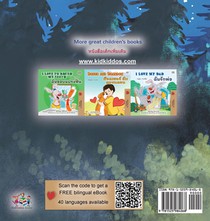 Under the Stars (English Thai Bilingual Kids Book) achterzijde