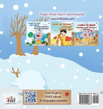 I Love Winter (Tamil Book for Kids) achterzijde