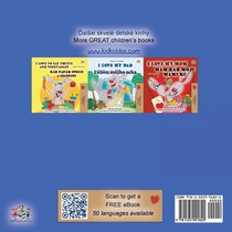 I Love to Sleep in My Own Bed (Slovak English Bilingual Children's Book) achterzijde