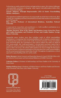 Youth and Sustainable Peacebuilding achterzijde