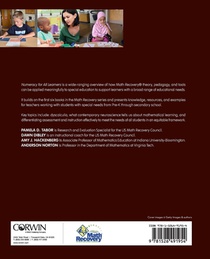 Numeracy for All Learners achterzijde