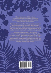 The Natural History of Apes, Monkeys and Lemurs - With Articles on Evolution, the Kingdom of Mammals and Much More achterzijde