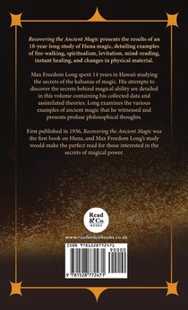 Recovering the Ancient Magic achterzijde