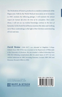 Medical Ethics and Human Life achterzijde