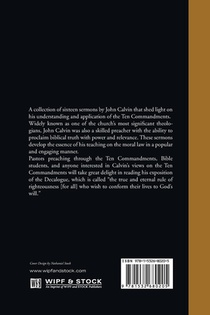 John Calvin's Sermons on the Ten Commandments achterzijde