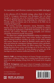 Evolution, Scripture, and Science achterzijde