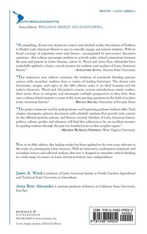 Problems in Modern Latin American History achterzijde