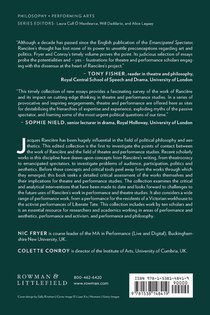 Ranciere and Performance achterzijde