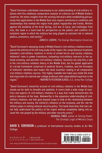 Civil-Military Relations in the Modern Middle East achterzijde